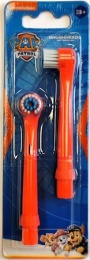 Pótfej, elektromos fogkeféhez, 2 db, "Paw Patrol", piros