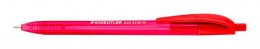 Golyóstoll, 1 mm, nyomógombos, STAEDTLER "Ball 423 M", piros